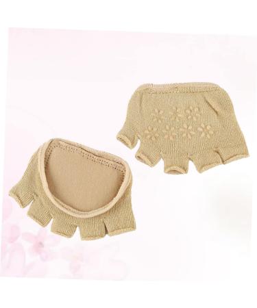 FOMIYES 3 Pairs Toe Cover Liners Socks - High Heels Massage Metatarsal Sleeve Pads & Ball of Foot Cushions for Women - Breathable Cotton Finger Protectors - Buy Online on GoSupps.com