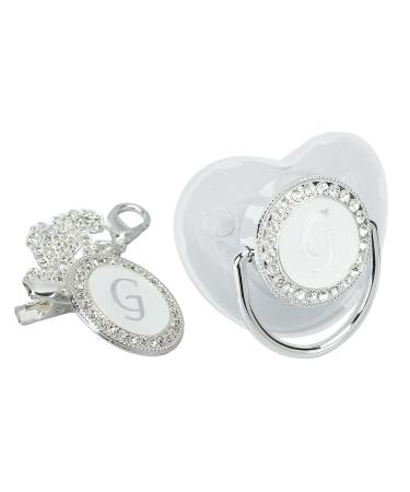 Buy Practical Silicone Baby Pacifier for Toddlers 6-18 Months | International Shipping | Letter G Design - Buy Online on GoSupps.com