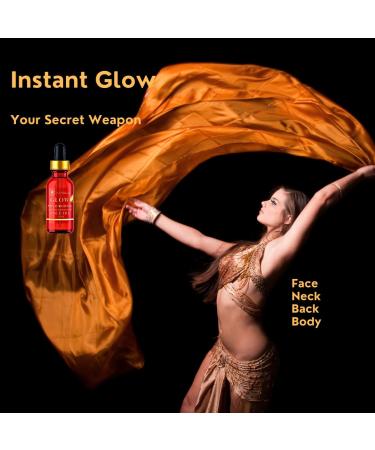 Glow Phyto Retinol Face Oil | Anti-Aging Serum & Collagen Boosting Moisturizer for Men & Women | Dark Spot Remover & Skin Tightening - Buy Online on GoSupps.com