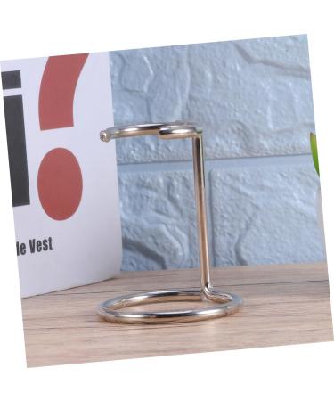 Minkissy Shaving Brush & Razor Holder Stand | Premium Beard Rack & Accessories for Men | Silver Medium Shaving Organizer - Buy Online on GoSupps.com