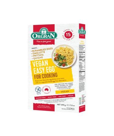 Orgran Vegan Easy Egg ( Gluten Free , Wheat Free, Egg Free, Dairy Free, Yeast Free, Vegan, Low Sat. Fat , Good Source of Fiber, Soy Free, Kosher) 7 oz box 1