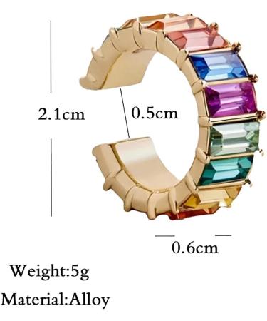 Tinnitus KyaniteION Women Ear Cuff Kyanite ION Women Ear Cuff Rhinestone Non Pierced Ear Clips Cuff earrings Jewelry Gifts for Women (2pc) - Buy Online on GoSupps.com