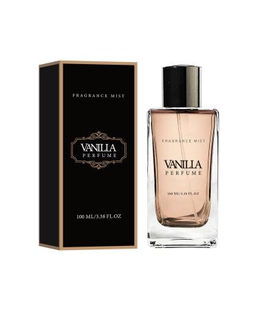 Vanilla Perfume for Women Long Lasting Perfume for Women Elegant & Long-Lasting Scent Perfect for Daily Wear & Dating Ideal Valentine's Day Gift for Her 100ml Black-Vanilla