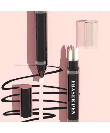 HOSAILY 2Pcs Makeup Remover Pen - Quick Fix Makeup Cleanser & Corrector for Eyes Lips & Face | Includes 3 Replacement Heads | International Shipping Available - Buy Online on GoSupps.com