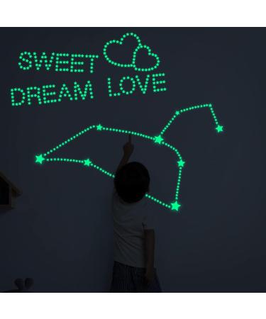 Glow in The Dark Star Wall Stickers - 521pcs Realistic 3D Luminous Stars for Kids Bedroom Decor - Buy Online on GoSupps.com