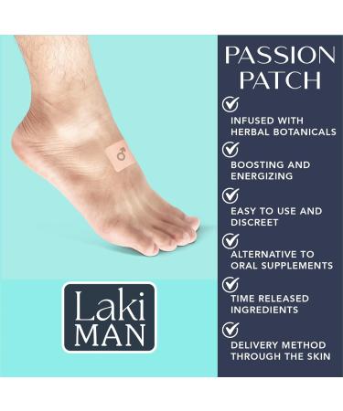 Laki Naturals Passion Patch for Men (Pack of 15) Supports Circulation Vitality Vigour and Energy with Natural Ingredients Non-Habit Forming Time-Released Men s Health Wellness Patches Men Passion Patch (1 count pack  - Buy Online on GoSupps.com