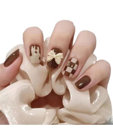 Bling Press on Nails Luxury Reusable Finish Fake Nails Handmade Nail Art with Design by Licensed Manicurist (L A) (A S) A Small