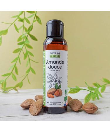 Organic Sweet Almond Vegetable Oil - 100 ml - Propos'Nature - Buy Online on GoSupps.com
