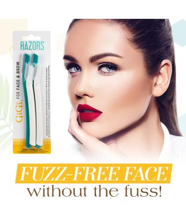 GiGi Razors for Face and Brow - 4-Piece Set | Precision Grooming for Flawless Skin | International Shipping Available - Buy Online on GoSupps.com
