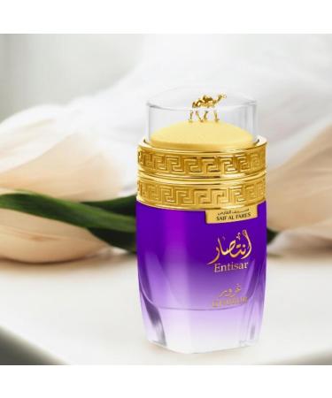 Entisar Ghurur Alcohol-Free Acqua de Parfum for Women | Spicy Floral Leathery Fragrance | Arabian Perfumes from Dubai 3.4 Fl. Oz. - Buy Online on GoSupps.com