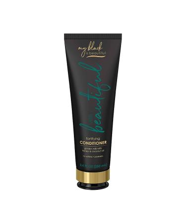 My Black is Beautiful Golden Milk Fortifying Conditioner, 8.4 Fl Oz — Sulfate Free, Moisturizing Conditioner for Curly and Coily Hair — Formulated with Coconut Oil, Honey, and Turmeric - Buy Online on GoSupps.com