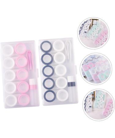 Healeved 10 Sets Storage Box for Colored Contact Lenses | Portable Contact Lens Container & Travel Case - Eye Care Essentials - Buy Online on GoSupps.com