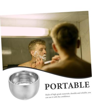 Outanaya Dual-Walled Stainless Steel Shaving Mug - Comfortable Foam Bowl for Men - Premium Double-Layer Shaving Cup - Buy Online on GoSupps.com