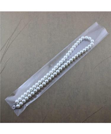 HAODUOO Necklaces For Women 8Mm Simulated Chain Necklace Collier Femme Choker Wedding Bridal Jewelry Party Gifts - Buy Online on GoSupps.com