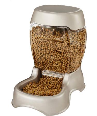 Petmate Pet Caf Feeder 3 lbs - Pearl Silver | Convenient Automatic Pet Feeding Solution - Buy Online on GoSupps.com