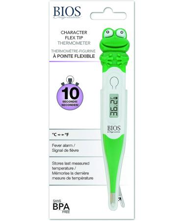 BIOS Diagnostics Character Flex-Tip Thermometer Fever Chills Clinically Provn Safe Accurate and Reliable Oral Rectal Axillary (Arm Pit) - Buy Online on GoSupps.com