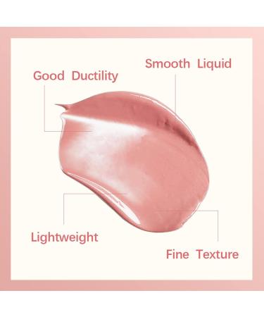 Erinde Liquid Highlighter Makeup Stick Natural Glossy Finish Lightweight & Blendable Cruelty-Free | 2-Pack Face Illuminator - Buy Online on GoSupps.com
