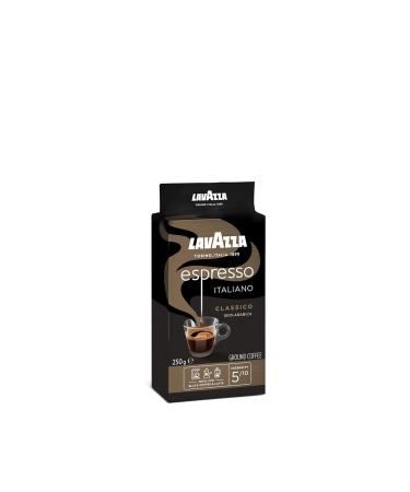 Buy Lavazza Espresso Italiano Classico Ground Coffee 250g | Floral & Fruity Aroma | Ideal for Moka Pot & Filter Coffee | International Shipping - Buy Online on GoSupps.com