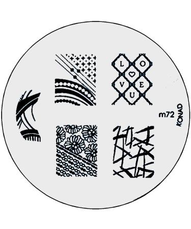 Premium KONAD Stamping Nail Art Set - 8 Stencils + 1 Stamper/Scraper | International Shipping Available - Buy Online on GoSupps.com