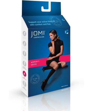 JOMI Compression Socks Women 15-20mmHg Microfiber - X-Large Blue - Buy Online on GoSupps.com