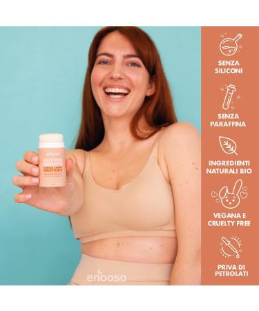  ENOOSO Fragranced and Moisturizing Body Cream for Dry Skin Coconut & Vanilla - Nourishing Solid Body Cream with Hemisqualane Shea Butter & Brightening After Sun Oil - Cream for - Buy Online on GoSupps.com