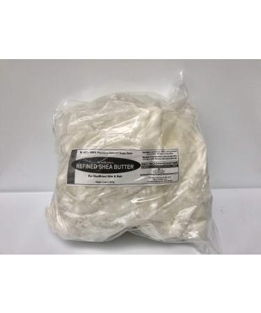 GREENandORGANIC White REFINED African Shea Butter 5Lbs Premium 100% Natural Pure Cold pressed Organic Grade A Ghana Skin Beauty Care Face Body Hair Scalp Non GMO - Buy Online on GoSupps.com