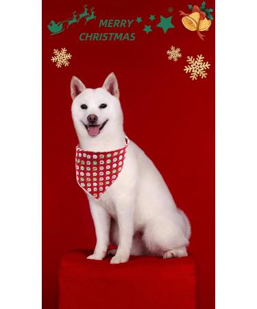 Shop Lionet Paws Christmas Dog Bandana - Triangular Headscarf for Small Medium & Large Dogs - Holiday Pet Accessory - 1 Pack - Buy Online on GoSupps.com