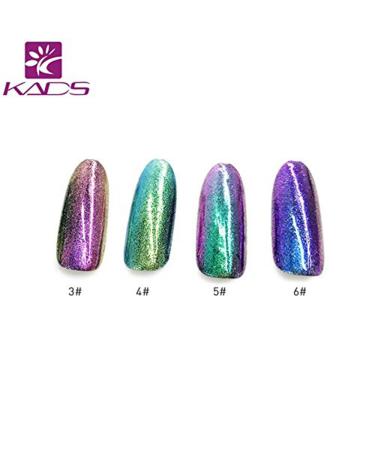 Kads Nail Powder & Glitter Set - 4 Box Sets for DIY Nail Art | Mirror Effect Pigments & Glitters for Stunning Nails - International Shipping Available - Buy Online on GoSupps.com