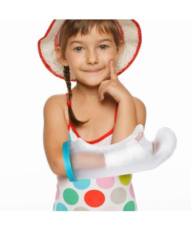 Plaster protection waterproof for shower kids children castor waterproof for wrap broken hand injury wrist injuries keep dry with PVC material (48cm)