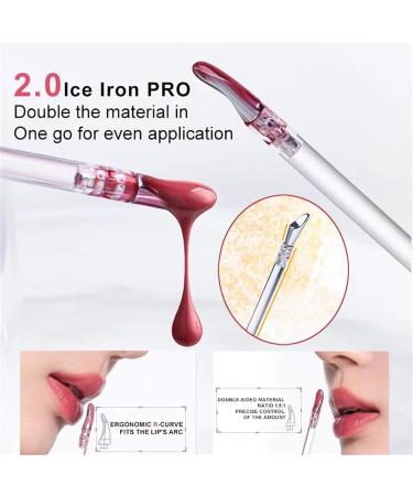 Judy Doll Moisturizing Jelly Lip Gloss Hydrating Lip Tint 2024 Mirror Lip Gloss with Metal Tip Applicator - Long Lasting & Non-Stick(10#) - Buy Online on GoSupps.com