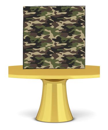 CAMOUFLAGE Print A4 Cake Wrap/Cake Ribbon Cake Topper wafer/icing (icing paper)