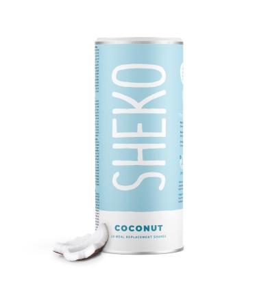 Sheko Coco Kokosnuss meal set Shake - 25 shakes per can - protein -rich gluten -free & natural taste - Shakes diet for weight loss coconut 450 g (1 Pack)