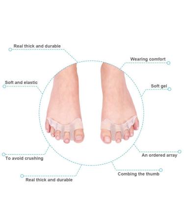 Gel Toe Separator & Stretcher for Hallux Valgus | Bunion Relief for Men & Women | Pain Relief After Yoga & Sports - Buy Online on GoSupps.com