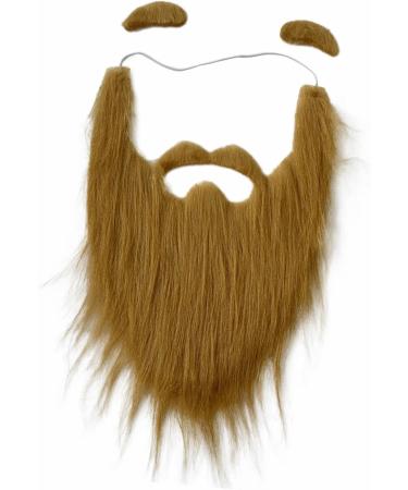Generic False Beard And Eyebrow Set Costume Fake Mustaches for Carnival Holiday - Buy Online on GoSupps.com