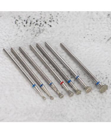 Nail Drill Bits High Efficiency Good Stability Manicure Grinding Tips Diamond Sand Wear Resistant for Nail Art Salon(NO.03) - Buy Online on GoSupps.com