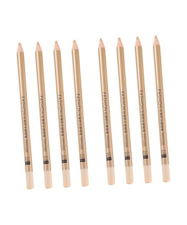 Healeved 8 Pcs Concealer Pen Pot Concealer Makeup Concealer Blemish Concealer Korean Concealer White Wooden