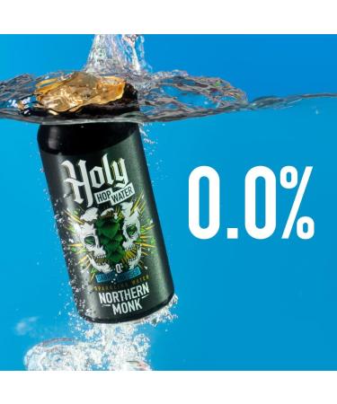 Northern Monk Brew Sabro Sparkling Water Multipack Hop Infused Fizzy Flavoured Carbonated Water No Sugar No Caffeine Non-Alcoholic 0% Less Than 10 Calories Vegan 24 x 440ml Cans - Buy Online on GoSupps.com