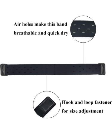 Hook and Loop Ankle Band for Compatible with Fitbit Charge 5 Fitness Tracker  Sport Ankle Band for Men and Women Medium Black - Buy Online on GoSupps.com