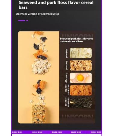 Nuts/Fruit/Meat Floss Seaweed/Chocolate Mixed Flavour Cereal Bars -Pack of 16 Bars Crispy Oatmeal Cereal Bar Biscuit Fitness Snacks Protein Bar Meal Replacement Light Food High Protein -310g - Buy Online on GoSupps.com
