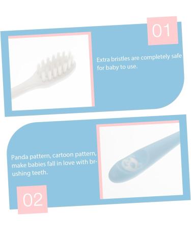 Mobestech 3-Pack Children's Toothbrushes - Soft Bristles for Gentle Cleaning | Toddler-Friendly Colors | Household Cleaning Devices - Buy Online on GoSupps.com