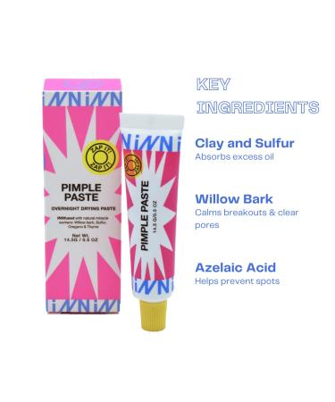 iNNBEAUTY PROJECT Pimple Paste - Overnight Blemish Drying Paste 0.2 oz | Fast-Acting Acne Treatment - Shop Internationally - Buy Online on GoSupps.com