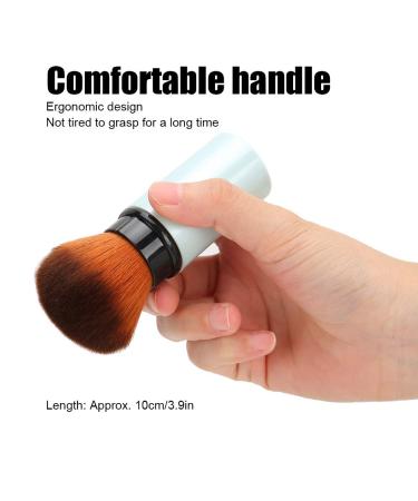 Portable Powder Brush for Flawless Makeup | Travel-Friendly Cosmetic Brush with Lid - Ideal for Blush & Primer - Buy Online on GoSupps.com
