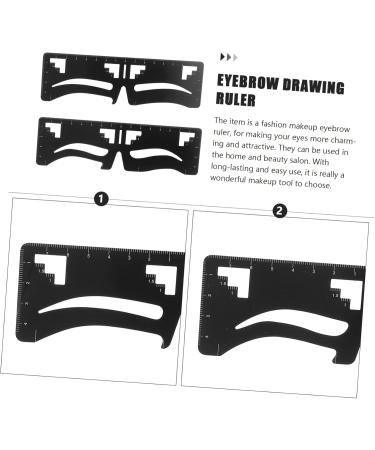 Angoily 8 Pcs Eyebrow Ruler Makeup Tools Eyebrow Shaper Mini Eyebrow Shaping Tool Labeling Eyebrow Trimming - Buy Online on GoSupps.com