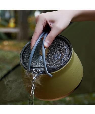 YWHWXB 1L Portable Folding Silicone Camping Kettle | Outdoor Tea & Coffee Pot for Hiking, Fishing, Backpacking | Road Trip Essential - Buy Online on GoSupps.com