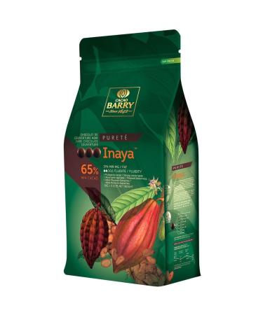 CACAO BARRY 65% Min Cacao Chocolat Inaya Pistoles 1 kg