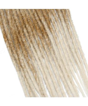 Buy 10 Strands Synthetic Dreadlocks Extensions - 20inch Double Ended MT27-613# - Soft Thin Crocheted Dreads for Reggae & Hip-Hop Style - Buy Online on GoSupps.com