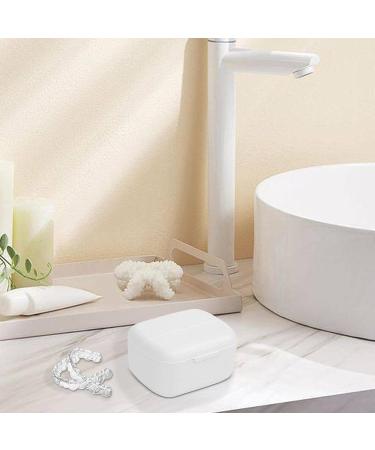 Buy Lingjiong Prosthesis Holder Case - Portable Retainer & Artificial Teeth Storage with Brush & Picker - Ideal Travel Mouth Protection - Buy Online on GoSupps.com