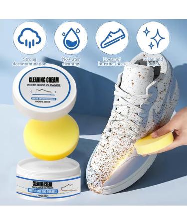 White Shoe Cleaning Cream White Shoe Cleaning Cream Multifunctional Cleaning Cream Stain Remover Cream F r die Reinigung aller Arten von Schuhen - Buy Online on GoSupps.com