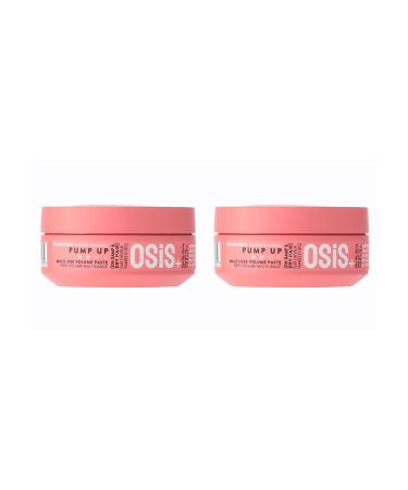 Schwarzkopf Professional OSiS+ Pump Up Multi-Use Volume Hair Paste 2.8 oz | Added Volume with Medium Hold | Root Lift | All Hair Types 2-Pack