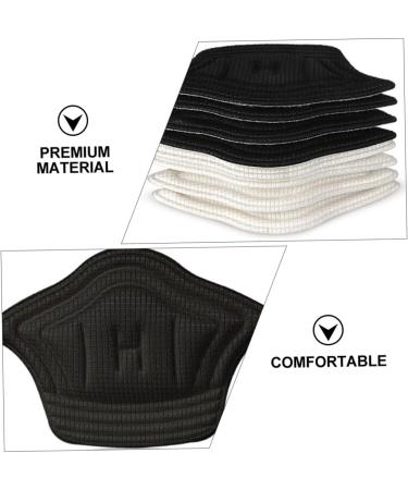 NOLITOY Comfort Shoe Inserts - 2 Pairs for Men & Women | Track Shoes & Gym Sneakers Heel Pads | Sponge Protection - Black 11.5x8cm - Buy Online on GoSupps.com